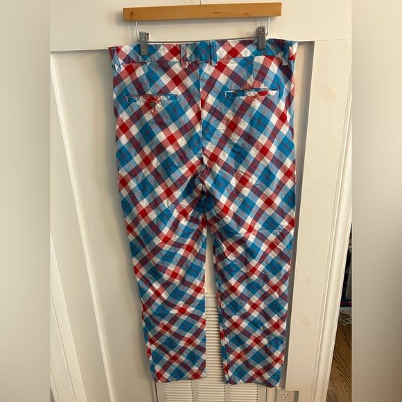 Royal & Awesome Plaid a Binder Golf pants size 36 - Picture 6 of 9
